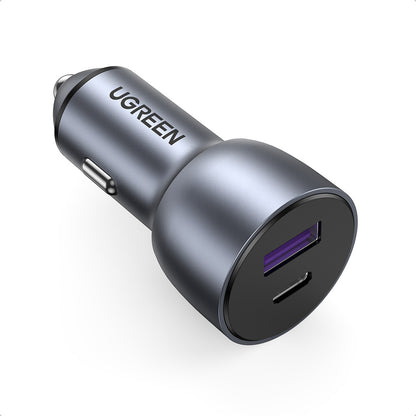 UGREEN CD213 USB-C PD + USB-A QC Fast Car Charger