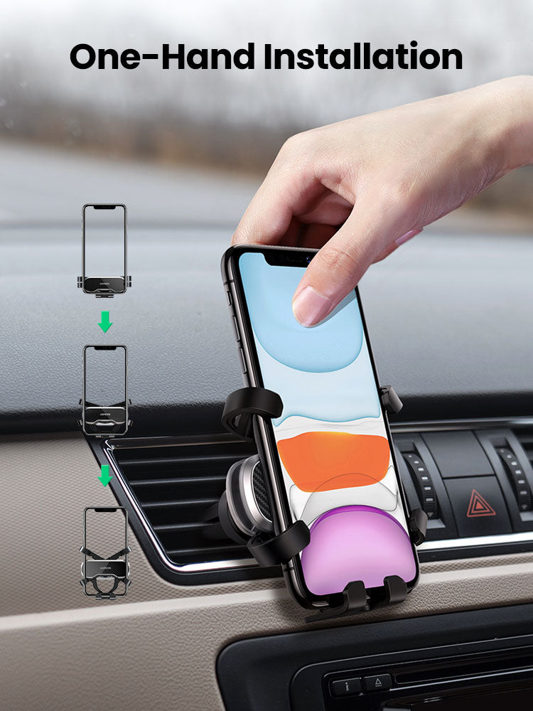 UGREEN Gravity Phone Holder for Car with Hook