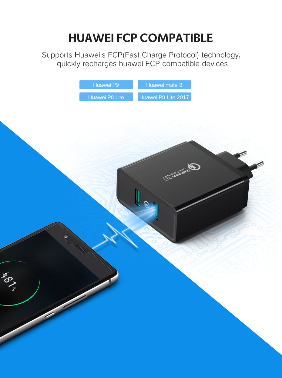 UGREEN 36W USB Fast Charger EU