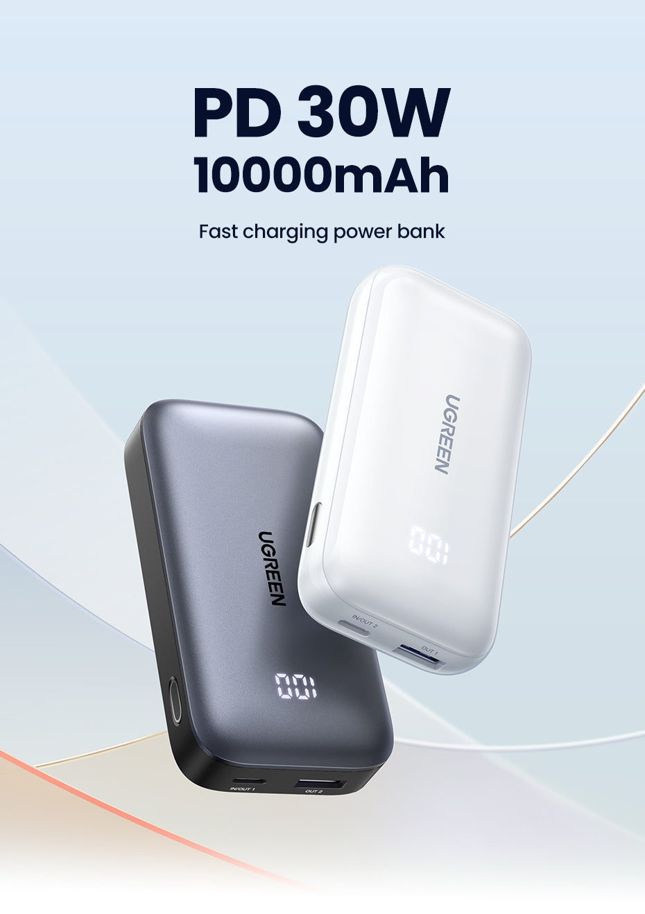 UGREEN 30W Mini 10000mAh Power Bank