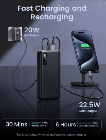 UGREEN 20000mAh Power Bank